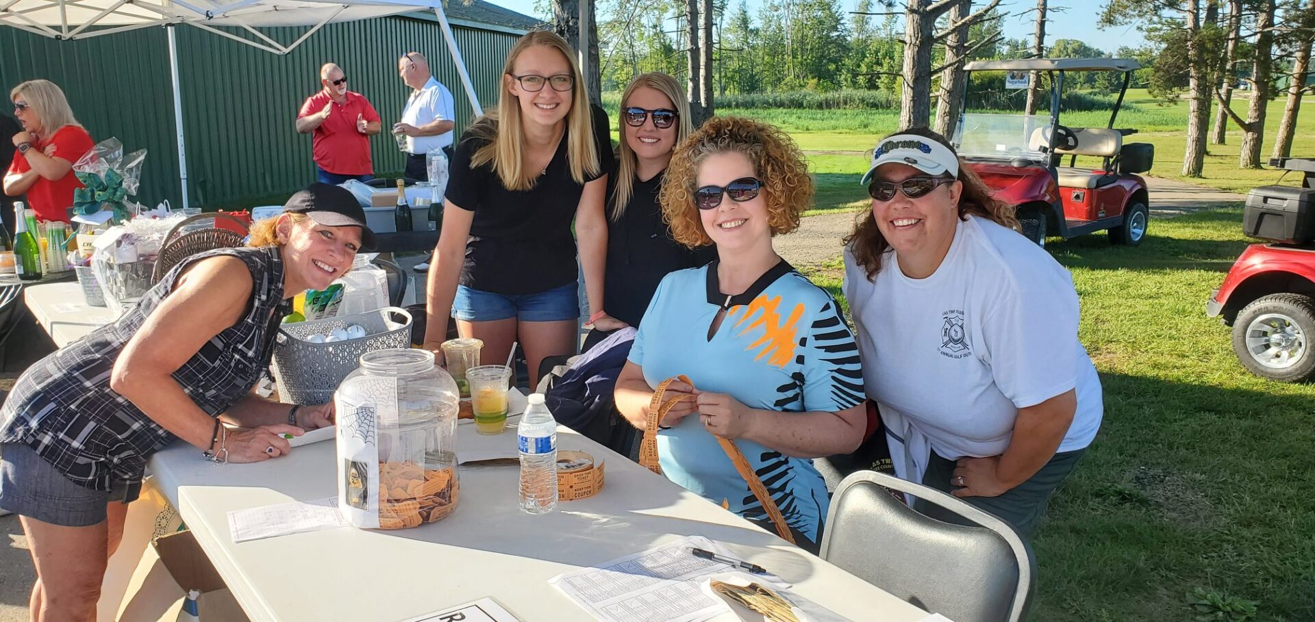 Golf outing participants