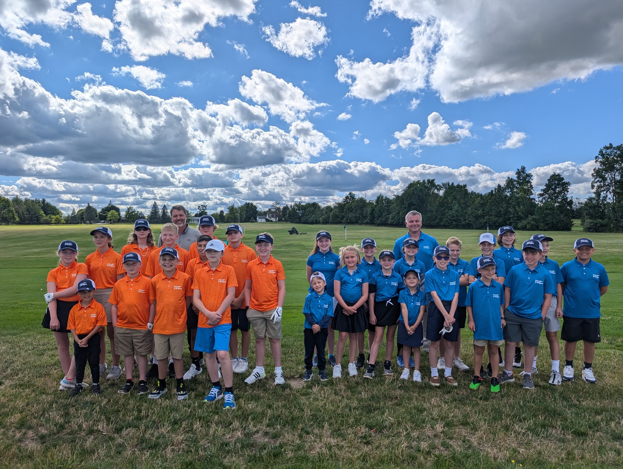 Junior golfers at Sugarbush Golf Club