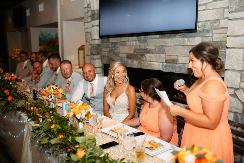 Sugarbush Golf Club wedding reception