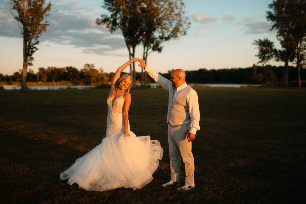 Wedding reception details at Sugarbush