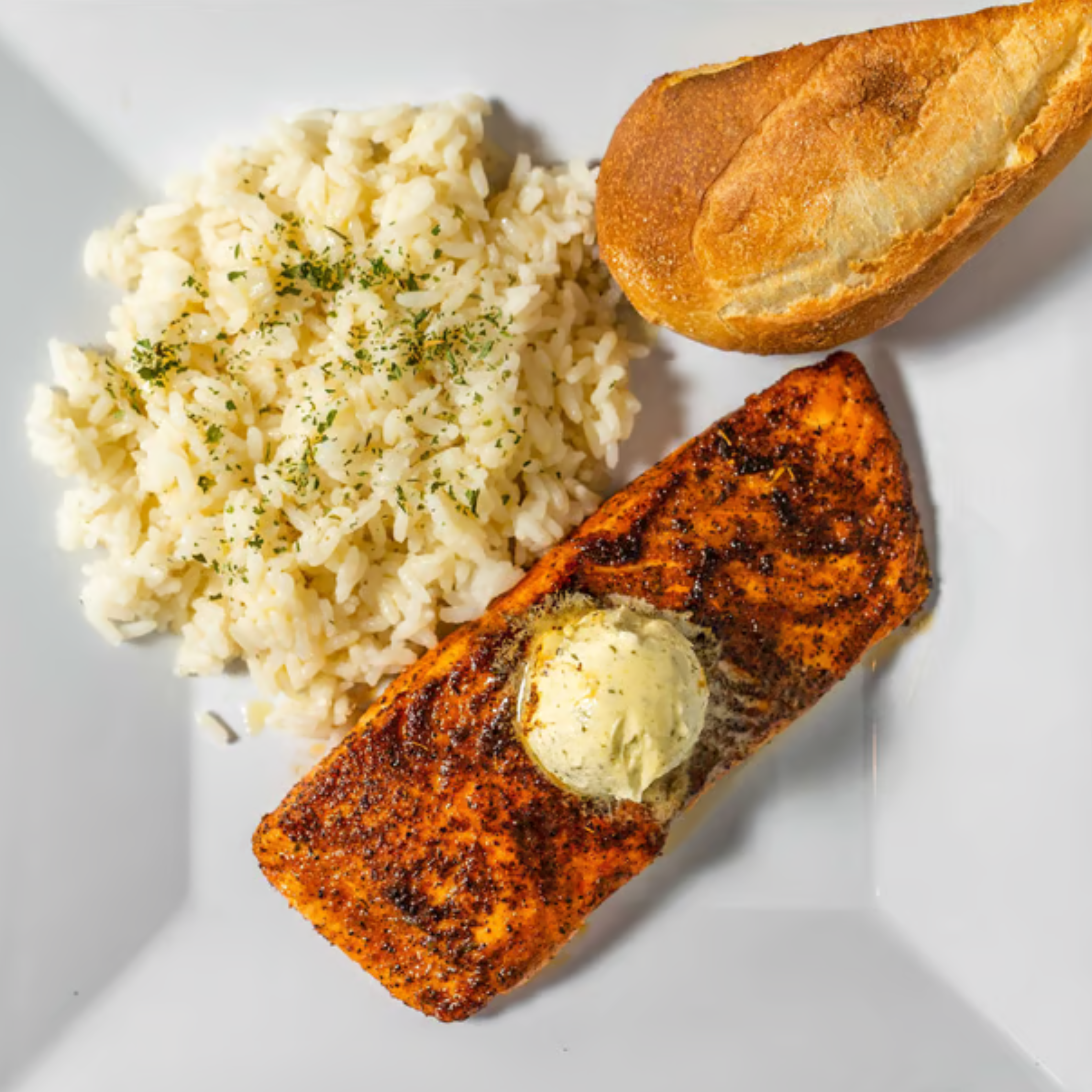 Blackened Salmon at Stix