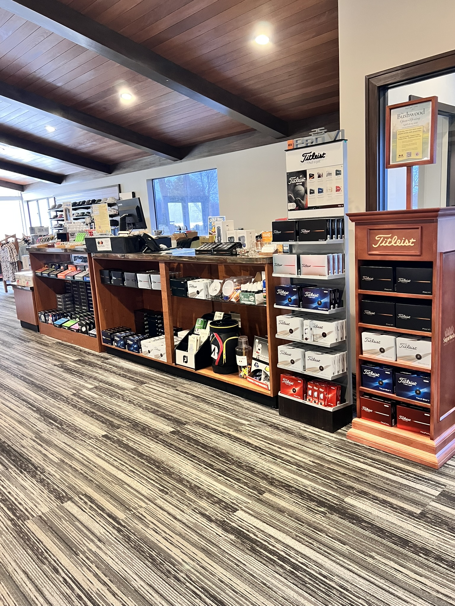 Sugarbush branded golf merchandise