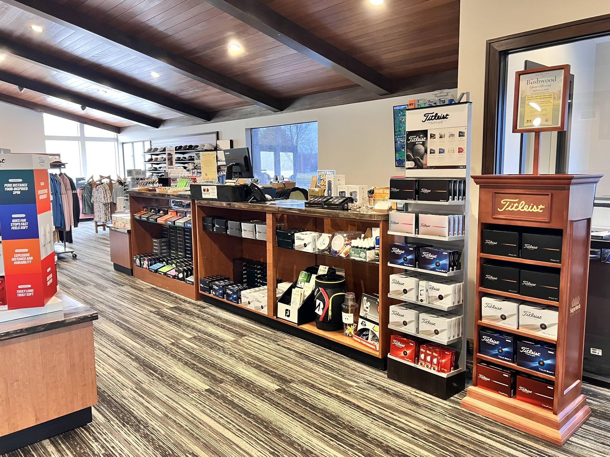Pro Shop retail display