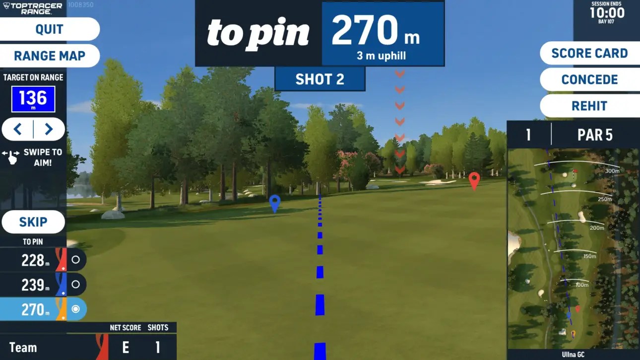 Toptracer Scramble game screen