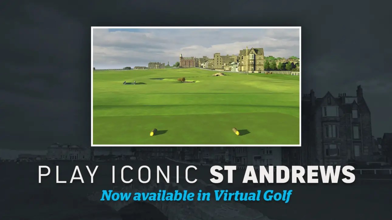 Toptracer virtual golf at St Andrews